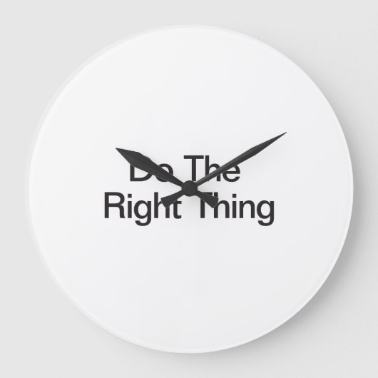 Doe het juiste grote klok (Voorkant)