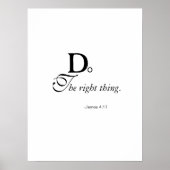 Doe het juiste poster (Voorkant)