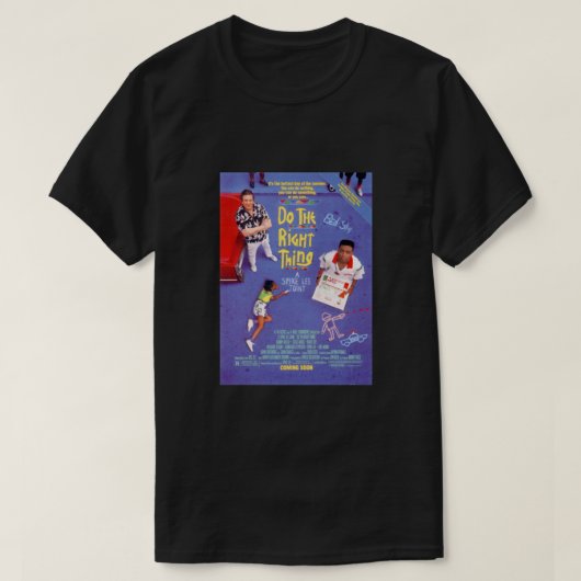 Doe het juiste Poster voor Movie Classic T-shirt (Design voorkant)