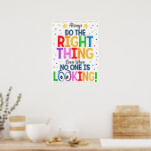 Doe het juiste Poster voor regenboogklaslokaal (Keuken)