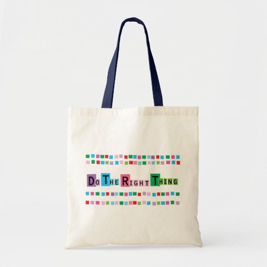 Doe het juiste tote bag (Voorkant)