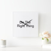 Doe het juiste vierkante klok (Huis)