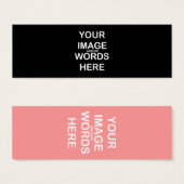 DOE HET JULLIE ~ Bookmarker Mini Visitekaartjes (Voorkant /achterkant)