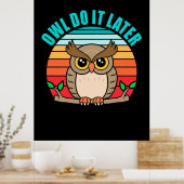 Doe het later poster (Keuken)