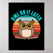 Doe het later poster (Voorkant)