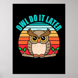 Doe het later poster