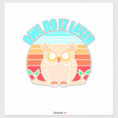 Doe het later sticker (Vel)
