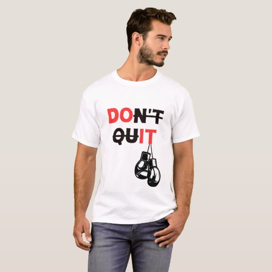 Doe het - Mannen T-shirt (Voorkant volledig)