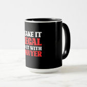 Doe het met de advocaat mok (Voorkant rechts)