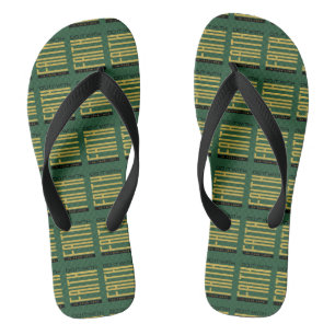 Doe het met Faith Bijbels G/B all-over Unisex Teenslippers