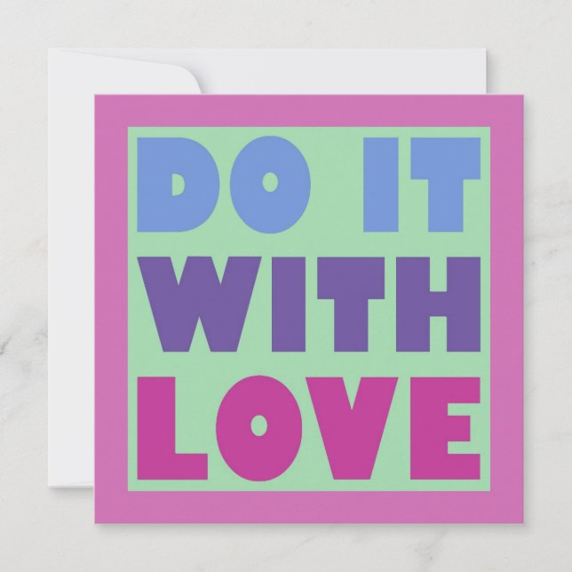 Doe het met liefde (Voorkant)