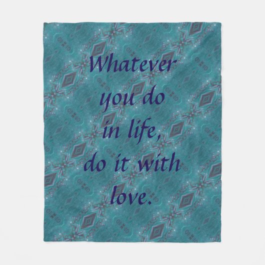 Doe het met Love Fleece Blanket (Voorkant)