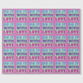 Doe het met Love Giftwrap Cadeaupapier (Vlak)