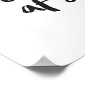 "Doe het met passie of helemaal niet" Citaat Poster (Hoek)