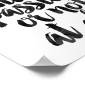 Doe het met passie of helemaal niet poster (Hoek)