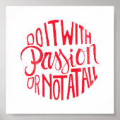 Doe het met passie poster (Voorkant)