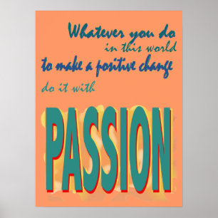Doe het met Passion Poster