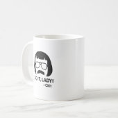 Doe Het Mevrouw Meme Mok – Minimalistisch Zwart Lo (Voorkant links)