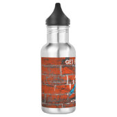 Doe het Motivatie fitnessout Waterfles (Links)