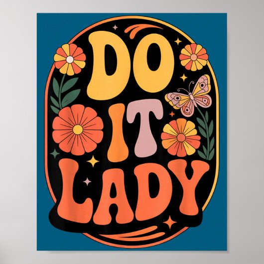 Doe Het Motiverende Empowerment Slogan Poster (Voorkant)