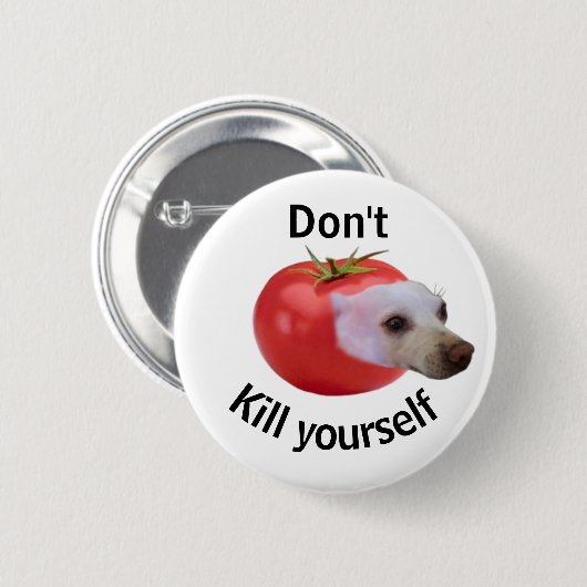 Doe het niet! Button (Voorkant /achterkant)