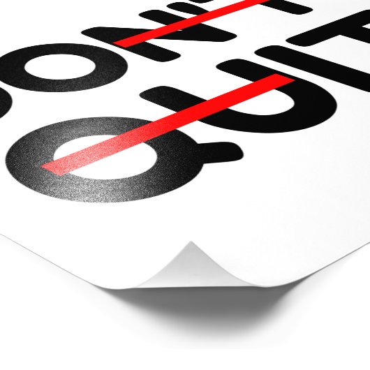 DOE HET NIET GOED FOTO AFDRUK (Hoek)