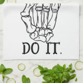 DOE HET NIET Keukenhanddoek (Gevouwen)