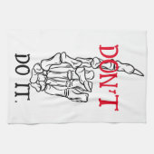 DOE HET NIET Keukenhanddoek (Horizontaal)