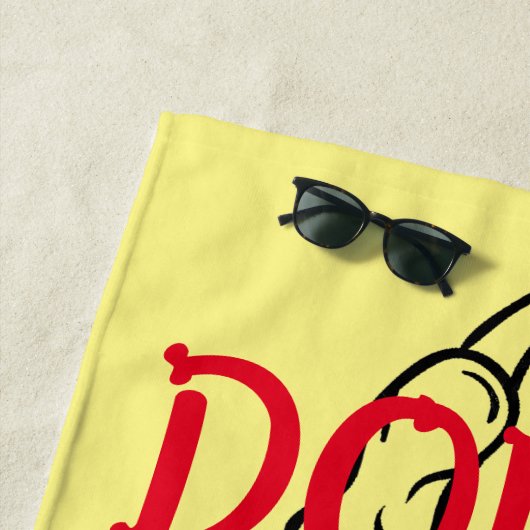 DOE HET NIET, strandlaken (In situ)