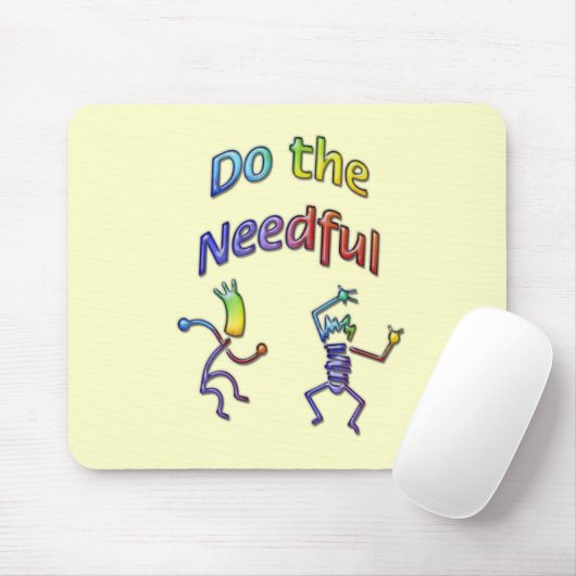 Doe het nodige #3 muismat (Met muis)