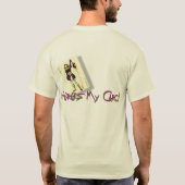 Doe het nooit gratis! (Hier is Mijn kaart op de ac T-shirt (Achterkant)