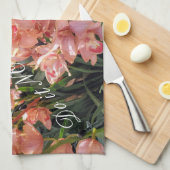 Doe het nu - met orchideeën theedoek (Quarter Fold)
