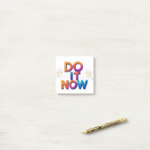 Doe Het Nu Motivatie Post-it Notities – Actie Heri Post-it® Notes (Op bureau)