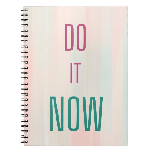 Doe het nu notitieboek (Voorkant)