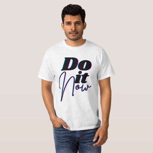 Doe het nu Tshirt (Voorkant volledig)