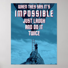Doe het Onmogelijke - Twee keer Poster