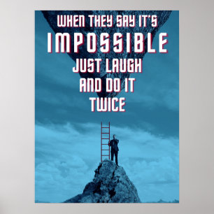 Doe het Onmogelijke - Twee keer Poster