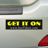 Doe het op barTshirt.com Bumpersticker (Op auto)