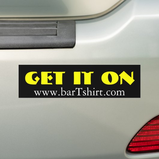 Doe het op barTshirt.com Bumpersticker (Op auto)