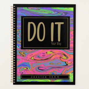 Doe het op je manier met Trippy Psychedelic Liquid Planner