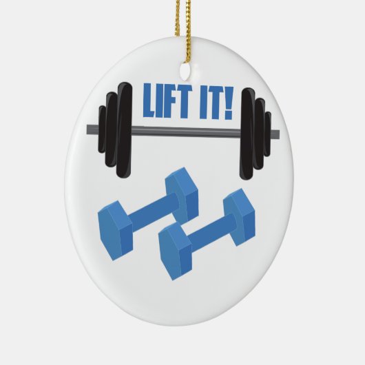 Doe het op! keramisch ornament (Rechts)