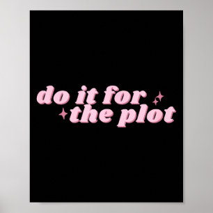 Doe Het Plot Boekachtige Lezer Poster