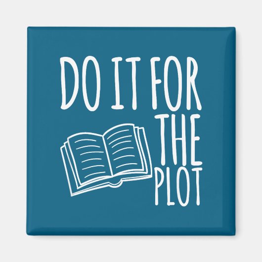 Doe het plot lezen boekliefhebber magneet (Voorkant)
