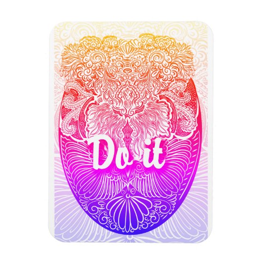 Doe het - Positieve Quote's Magneet (Verticaal)