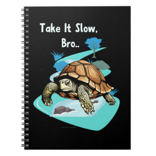Doe het rustig aan, broeder Turtle Notitieboek