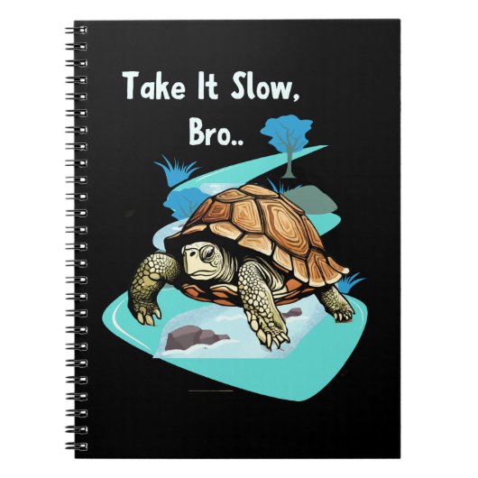 Doe het rustig aan, broeder Turtle Notitieboek (Voorkant)