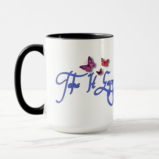 Doe het rustig aan – Motivatie koffie Mok (Links)