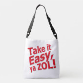 Doe het rustig aan, Ya Zool Crossbody Tas (Achterkant)