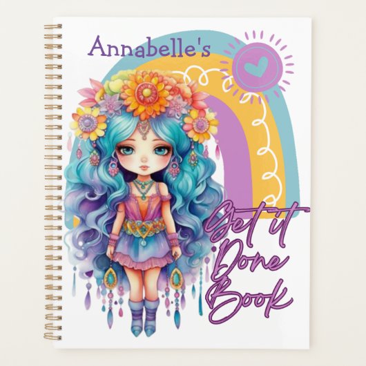 Doe het Schattige Meisje Planner (Voorkant)