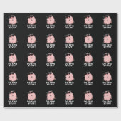Doe het schimmeltje van de epic pig donker BG Cadeaupapier (Vlak)